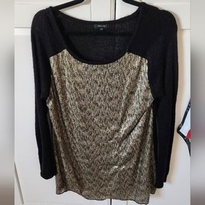 RW&CO Black and gold sweater